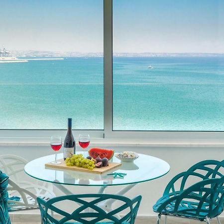 لارنكا Luxury Penthouse 1Br-Seafront-Seasonal Pool-Central المظهر الخارجي الصورة