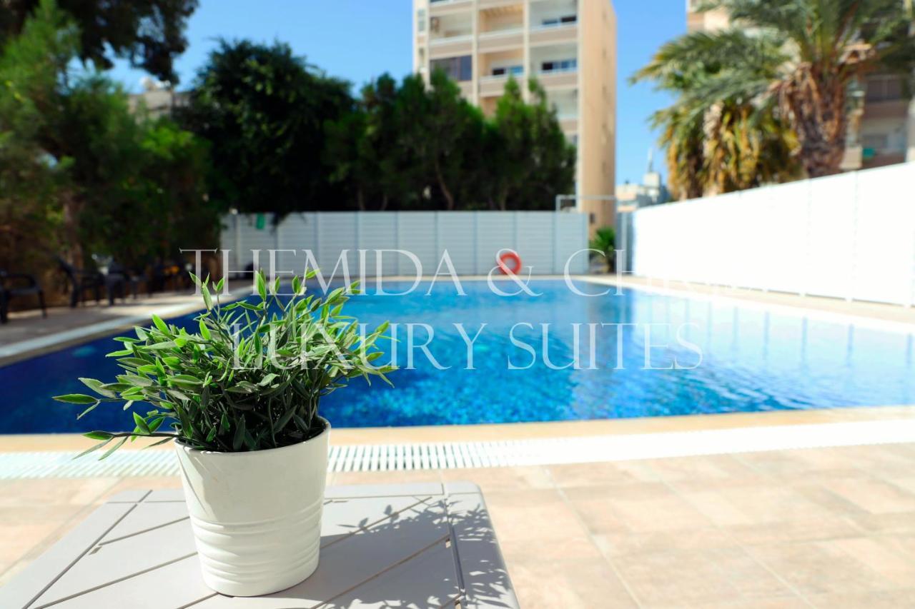 لارنكا Luxury Penthouse 1Br-Seafront-Seasonal Pool-Central المظهر الخارجي الصورة